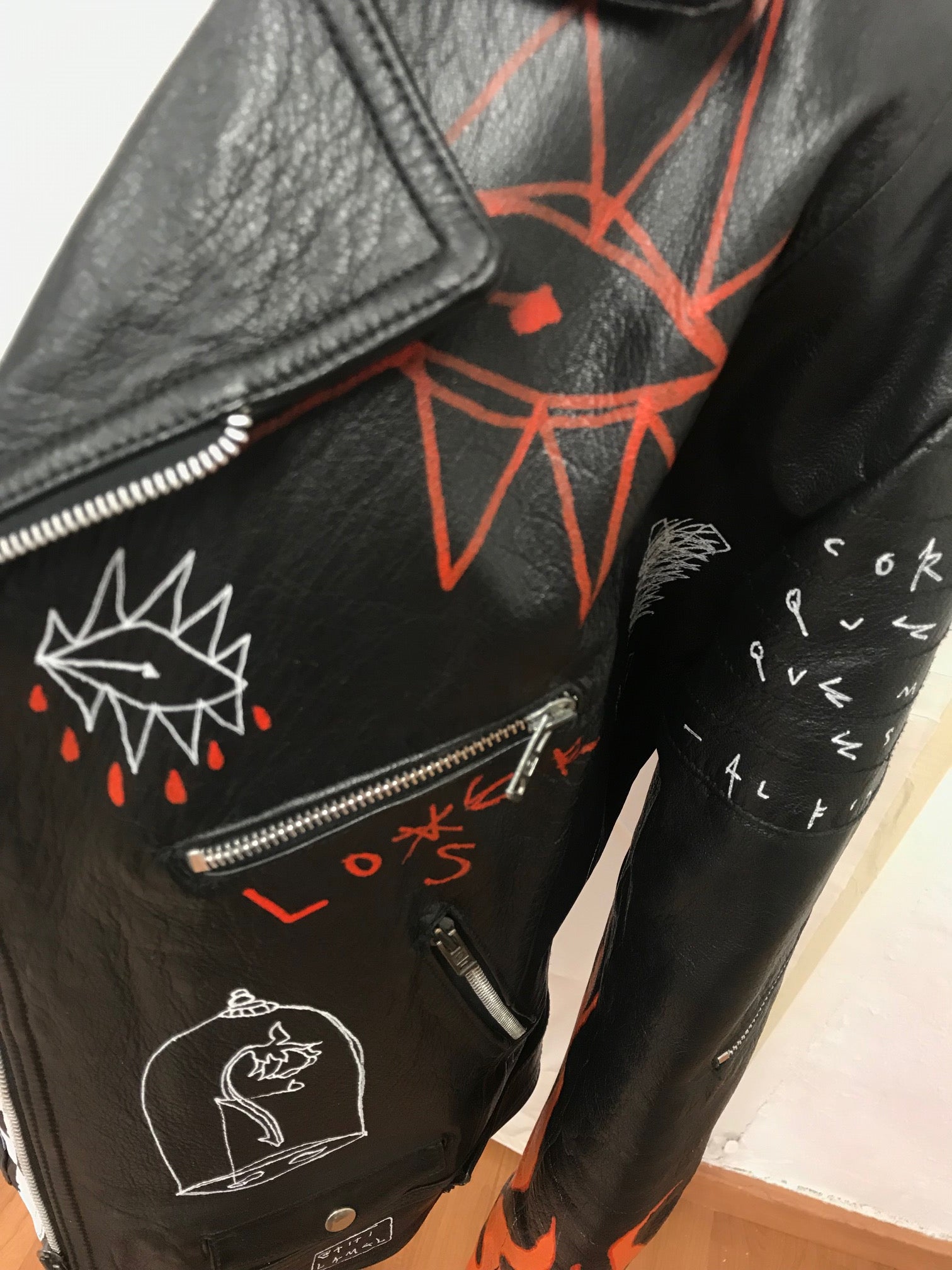 punks & poets – biker jacket