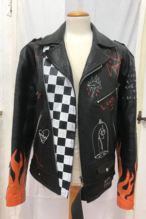 punks & poets – biker jacket